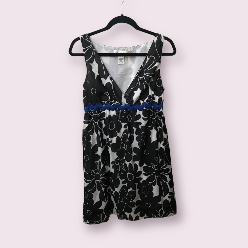 𝅺studio M Womens Retro Silk Blend Floral Dress Size Small